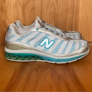 Womens 9 New Balance 8505 Athletic Running Shoes Grey Blue TSS0176